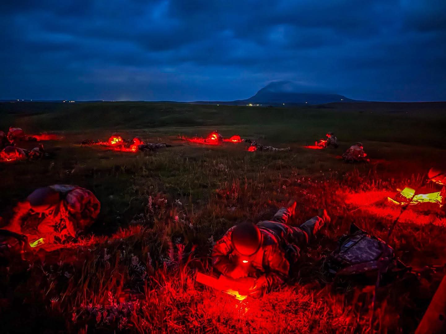 Night land navigation